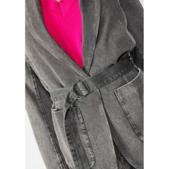 Veste PAOUBI noir en tencel
