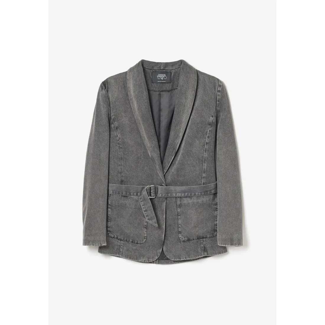 Veste PAOUBI noir en tencel