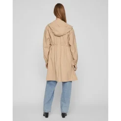 Veste poignets ou bas élastiqués col rond gris