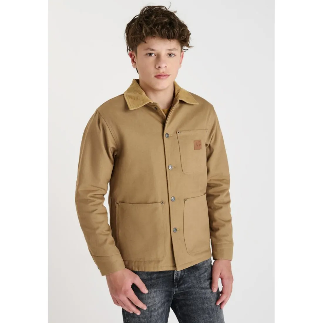 Veste RONBO marron Todd en coton