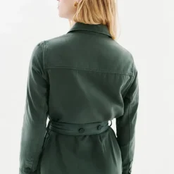 Veste Saharienne en coton kaki