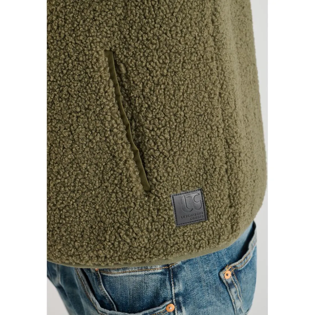 Veste sans manches ELSO kaki Lou