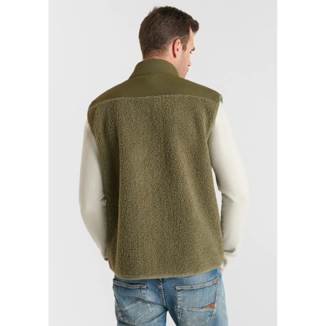 Veste sans manches ELSO kaki Lou