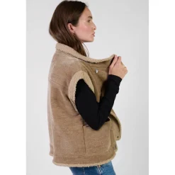Veste sans manches FUJI marron Lena