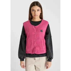 Veste sans manches rose Noémie Elle