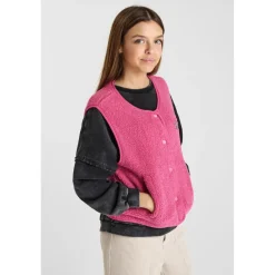 Veste sans manches rose Noémie Elle