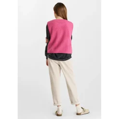 Veste sans manches rose Noémie Elle