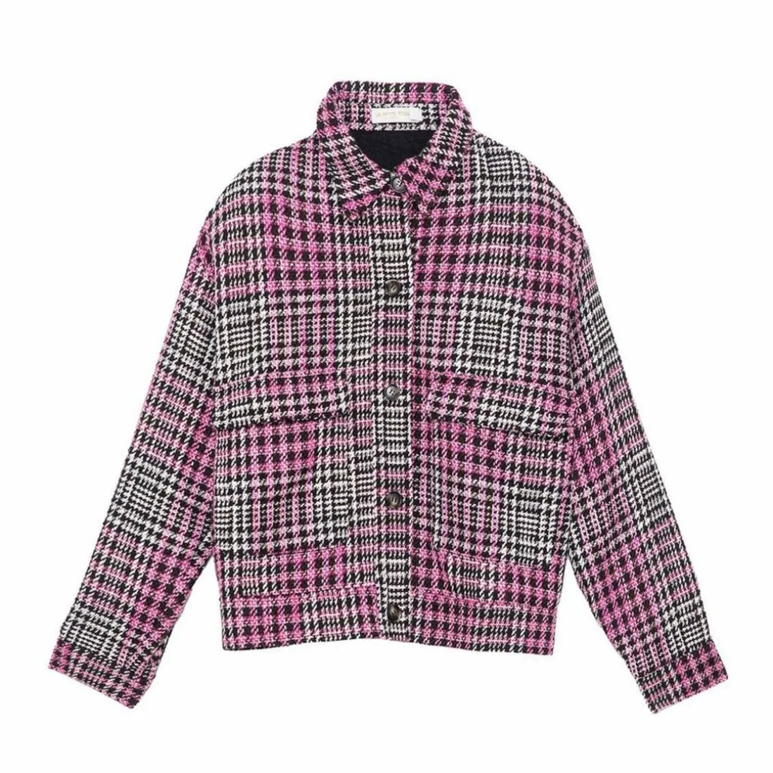 Veste VAL tweed rouge