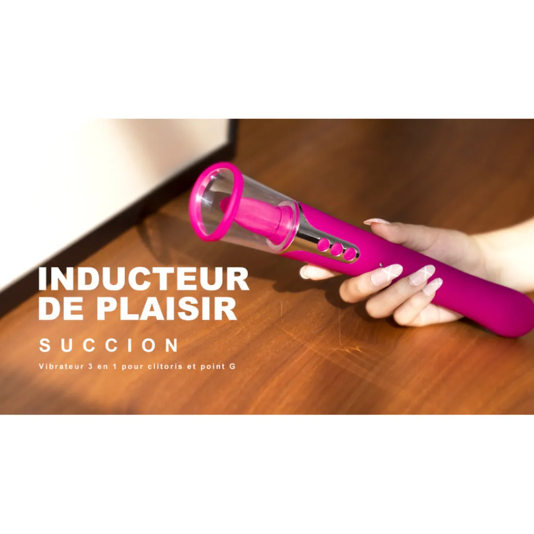 Vibromasseur 3 en 1