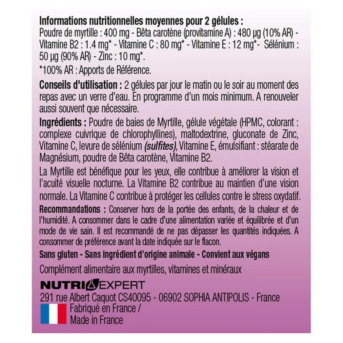 Vision Plus - Gélules pour Lutter Contre la Fatigue Visuelle