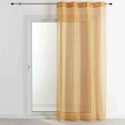 Voilage en Étamine Fantaisie 140x260 BELUGA - Or