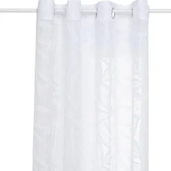 Voilage motif feuilles